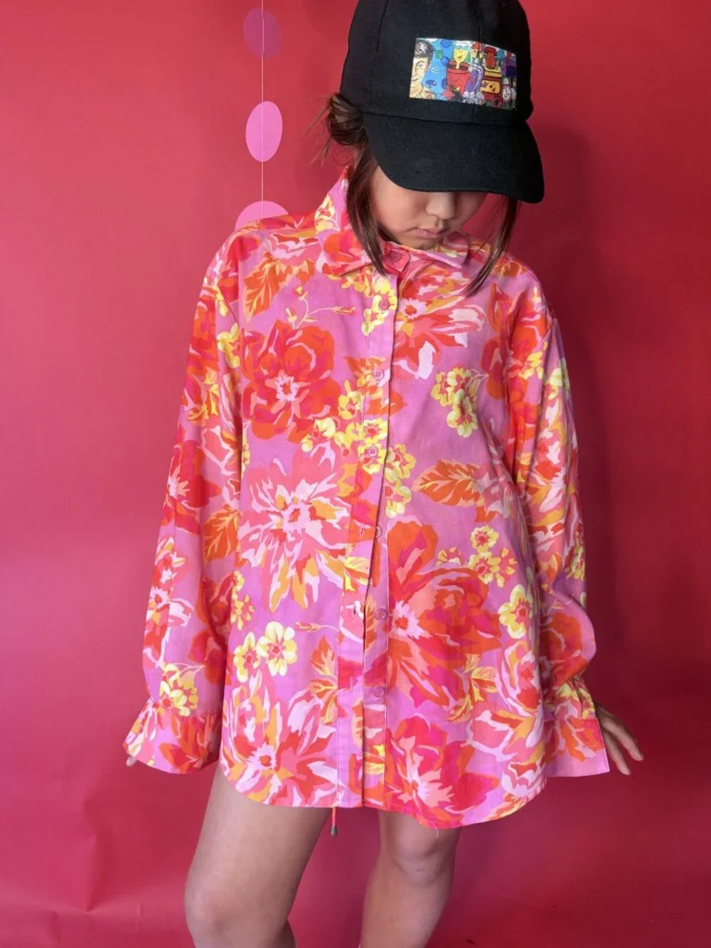 Seven Wonders Floral Shirt & Shorts Set • Pink Retro Matching Set